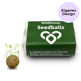 6 seed balls in an egg carton